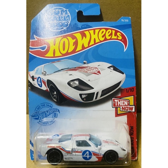 Hotwheels Xe mô hình Ford Gt-40 trắng