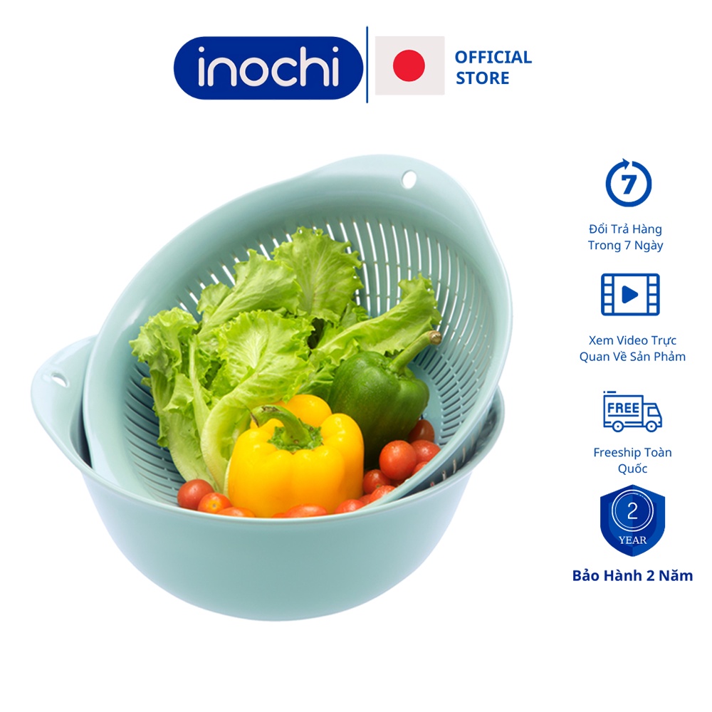 Thau rổ nhựa inochi cao cấp Yoko 35cm
