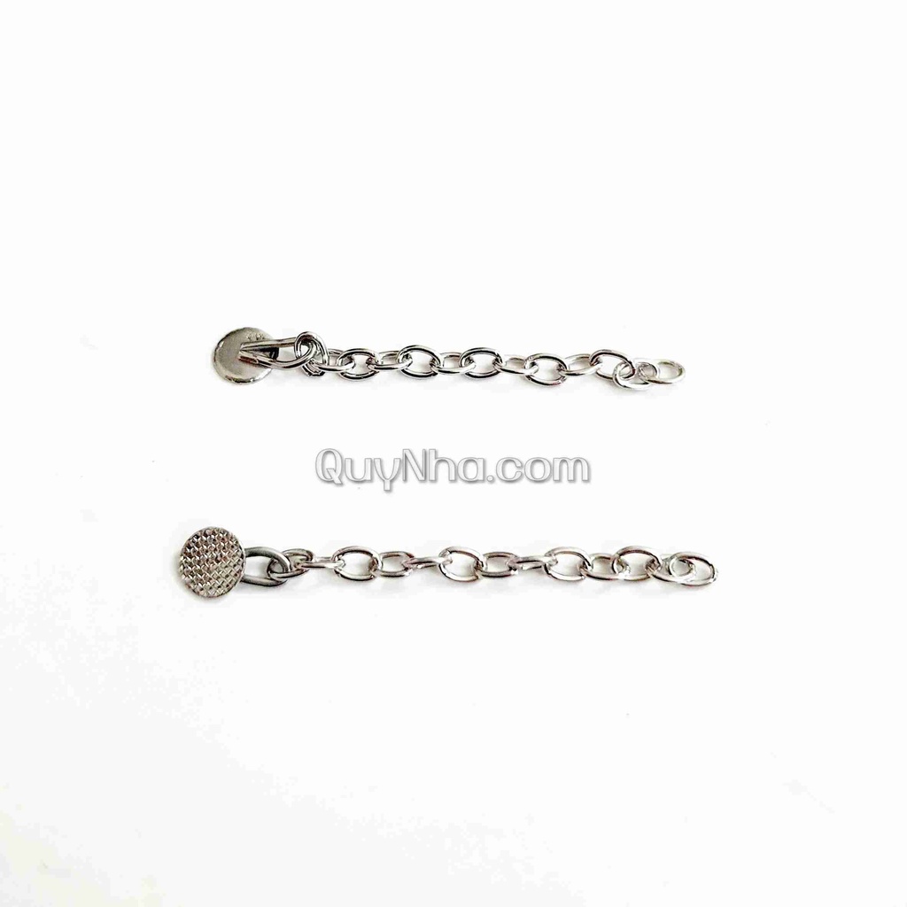 Button xích – Nút kéo răng mọc ngầm