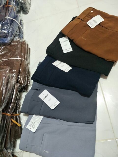 Quần tây âu phom dáng trẻ trung nhiều màu chọn lựa,vải tuyết mưa co giãn nhẹ, không nhăn, không bai màu- QA34 | BigBuy360 - bigbuy360.vn