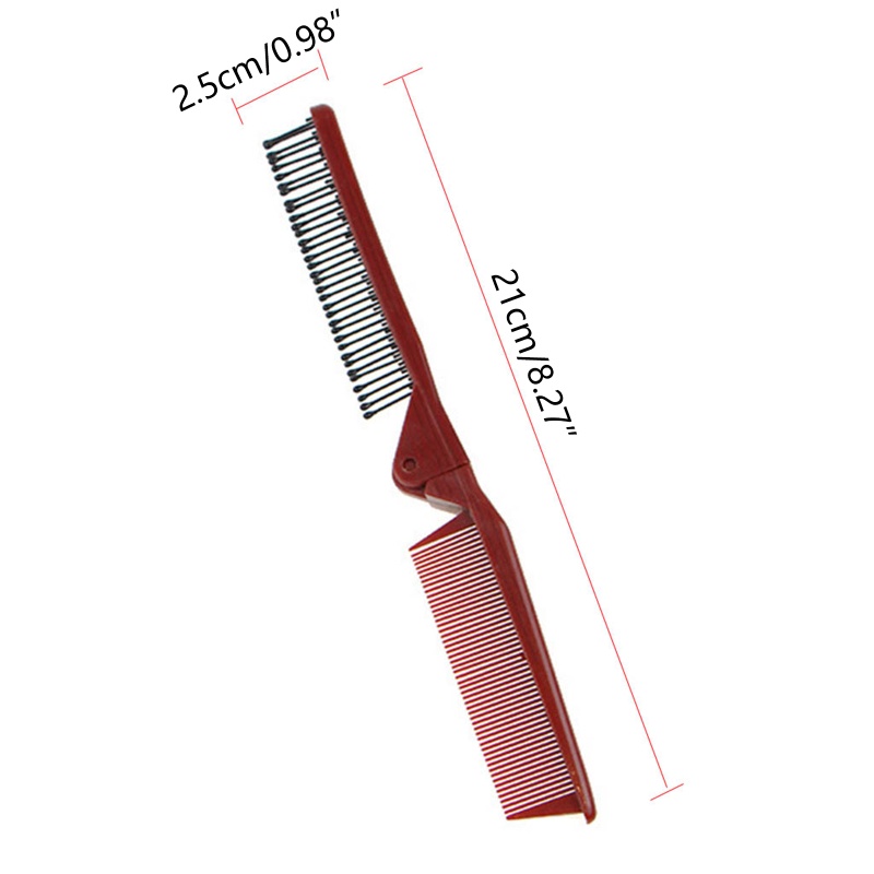 Lược Chải Tóc Thiết Kế Hai Đầu Chống Tĩnh Điện Thiết Kế Nhỏ Gọn