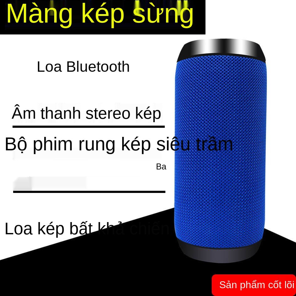 loa bluetooth không dây điện thoại di động máy tính thẻ nhỏ U đĩa ngoài trời âm thanh cao khối lượng xe hơi siêu trầm