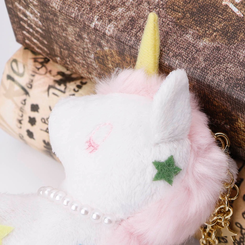 Móc Khóa Hình Kỳ Lân Nhồi Bông Đáng Yêu