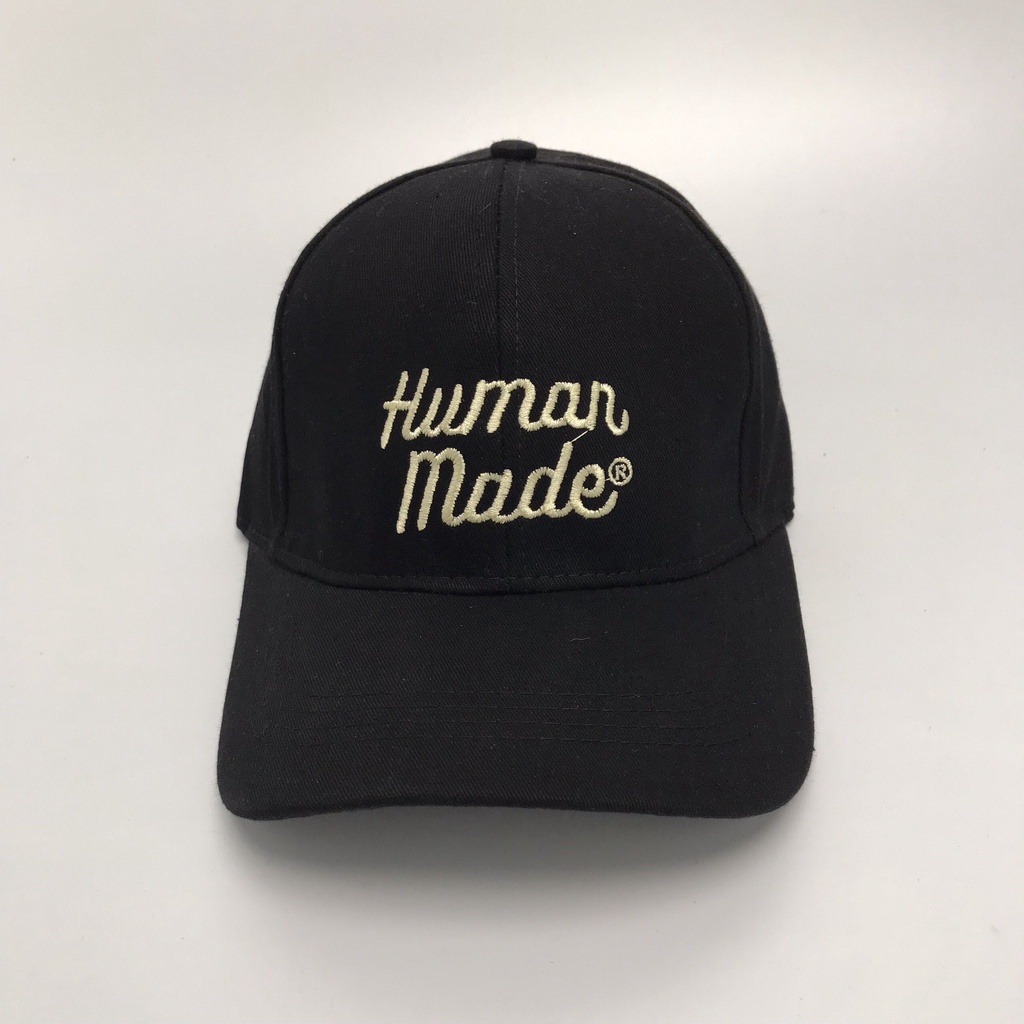 Mũ lưỡi trai Unisex  Nón kết Ulzzang thêu chữ HUMAN MADE chất kaki cao cấp Molly Fashion – NK19