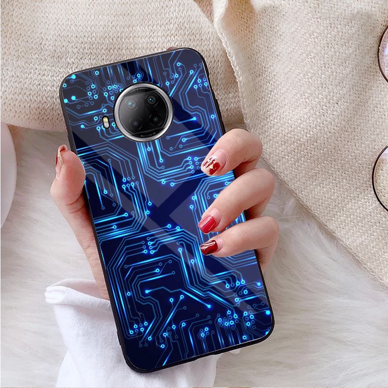 Ốp Lưng Xiaomi Redmi Note 9 Pro 5G, Mi 10T Lite 5G Mặt kính gương sáng bóng cao cấp