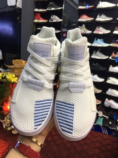 giày eqt 2018 trắng xanh