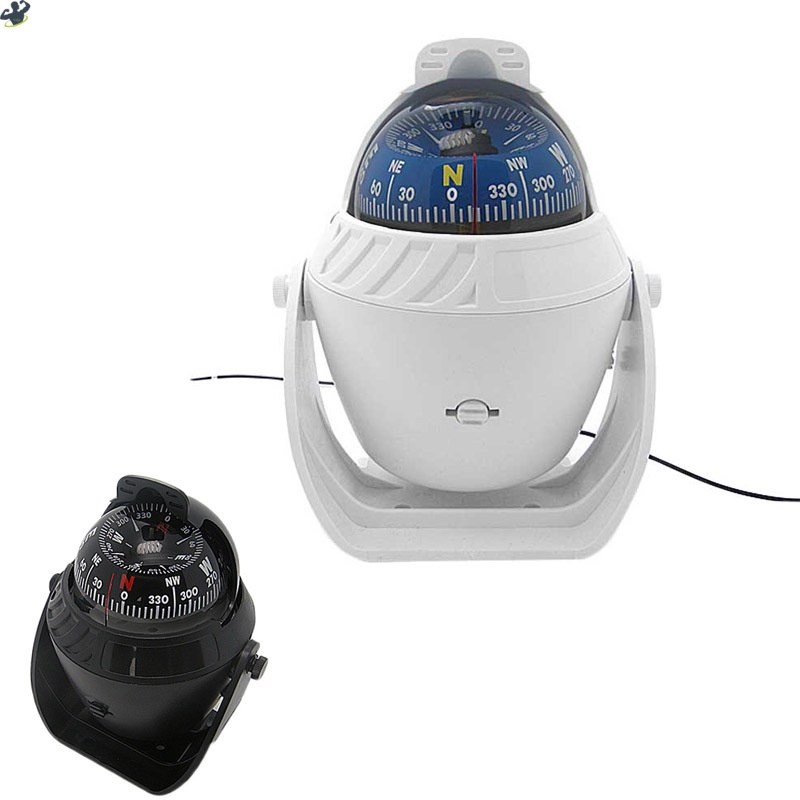 Mới La Bàn Kỹ Thuật Số Bằng ABS Có Đèn LED Cho Xe Hơi / Tàu Thuyền
