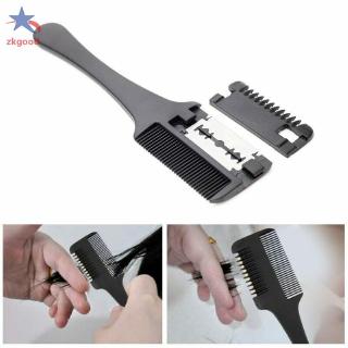 Lược cắt tóc gắn lưỡi dao lam tiện lợi