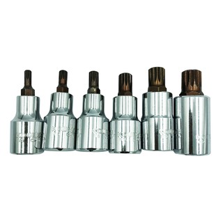 Bộ 6 khẩu hoa thị 12 cạnh 1/2 inch Nhật Bản Kouritsu thép Cr-V