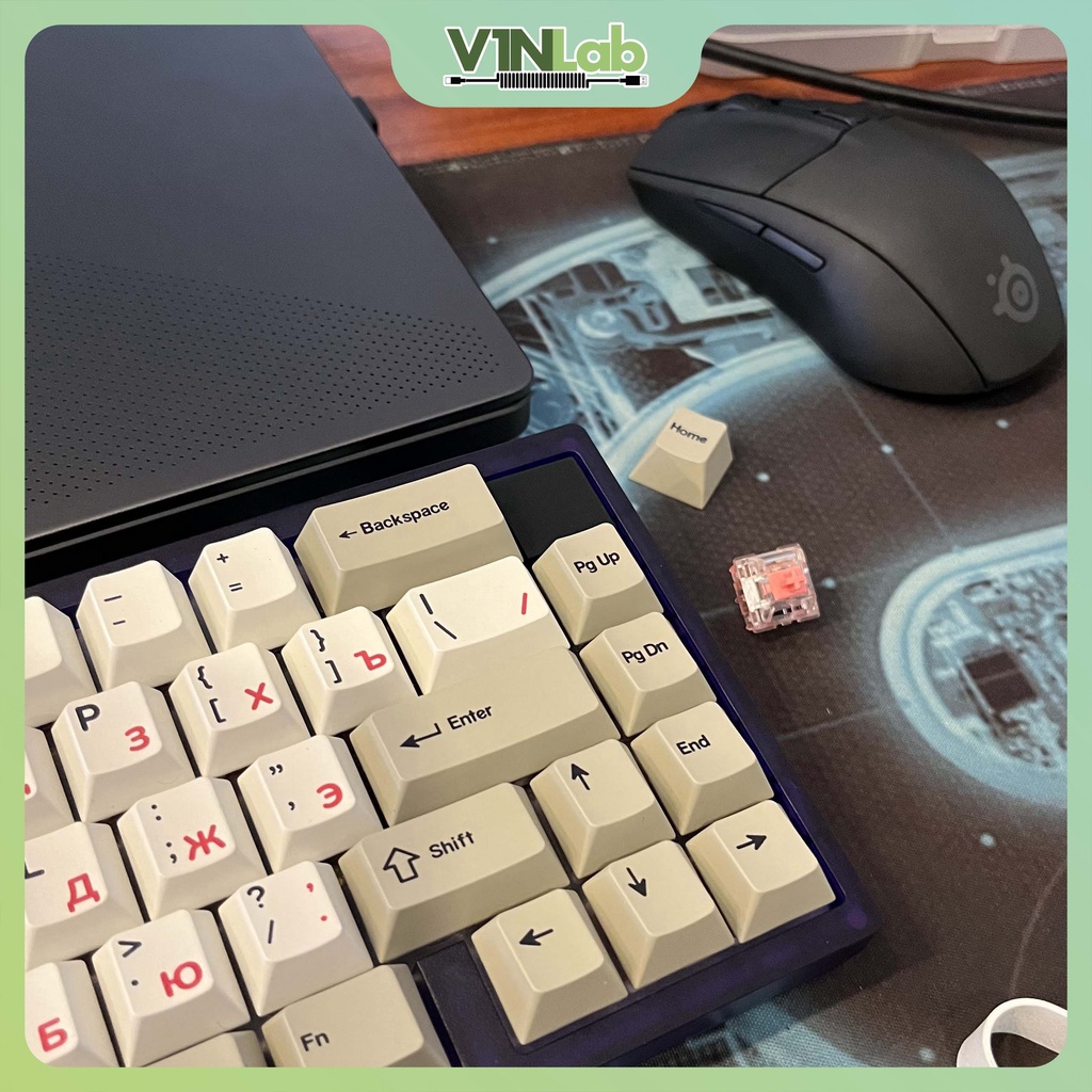 Switch blocker 1U cho bàn phím cơ | Phụ kiện trang trí bàn phím cơ