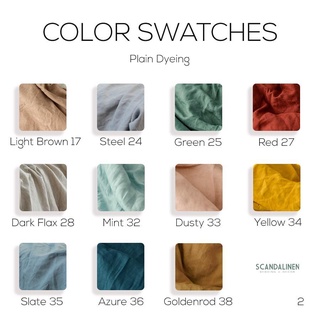 Vỏ gối Linen Pháp nhuộm miếng