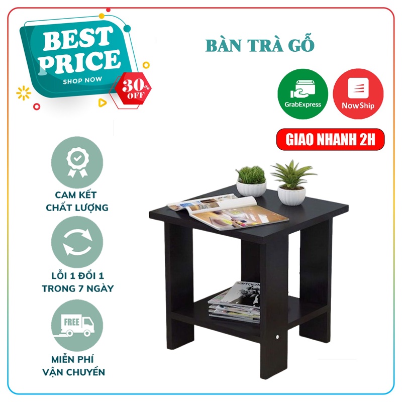 Bàn Trà Mini - Tab Gỗ Để Đầu Giường Cao Cấp