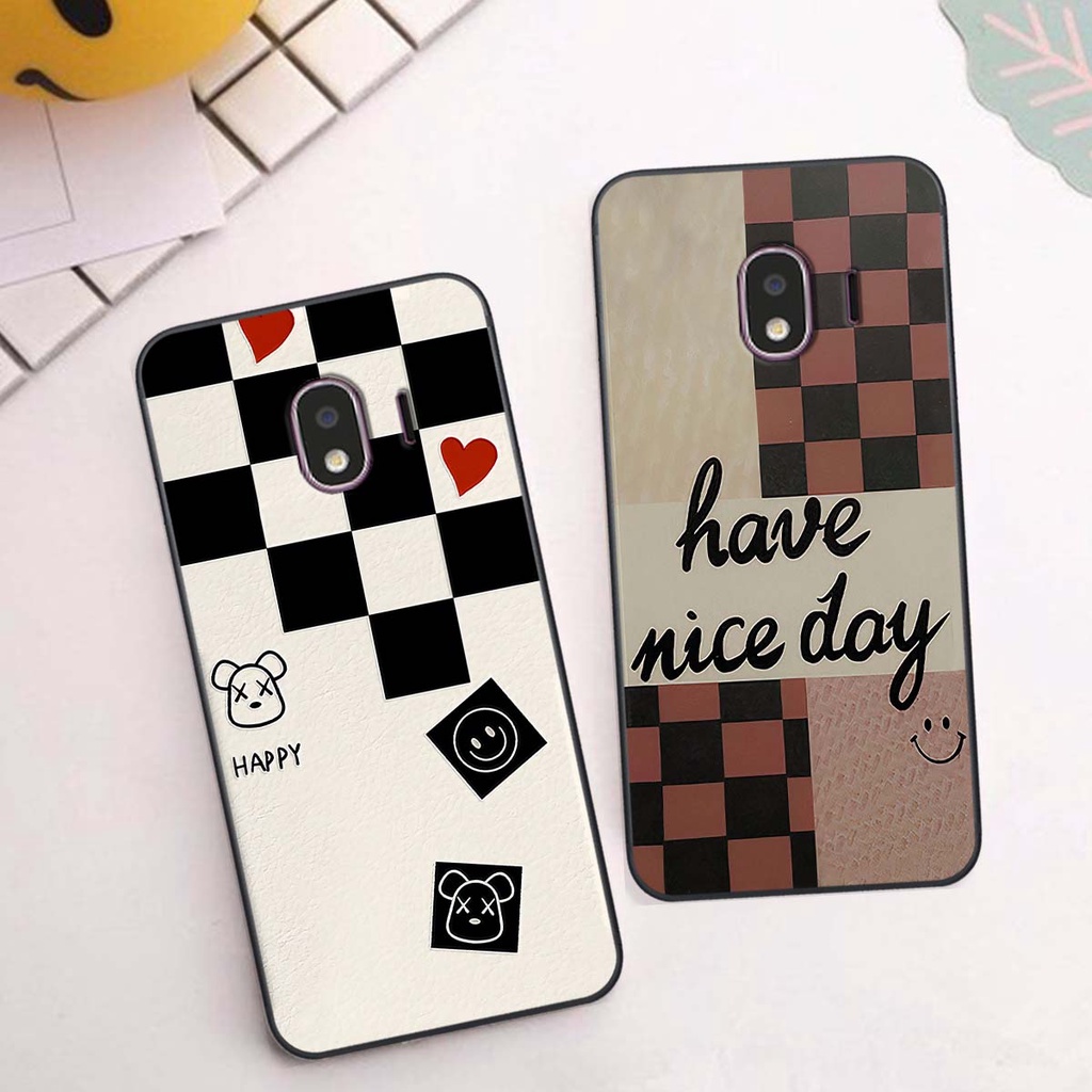 Ốp Samsung J4 2018 caro trái tim cá tính, thời trang siêu đẹp, siêu phong cách