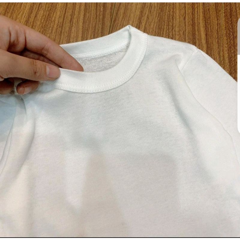 ÁO PHÔNG TRẮNG DÀI TAY 100% COTTON CHO BÉ