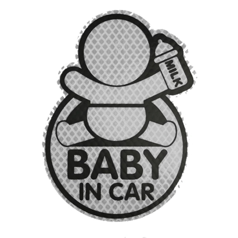 Tem BABY IN CAR - Tem Phản Quang Dán Trang Trí Xe Ô Tô