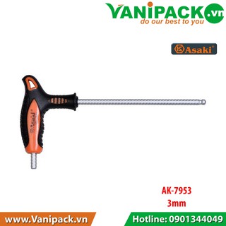 Lục giác bi chữ T Asaki AK-7953