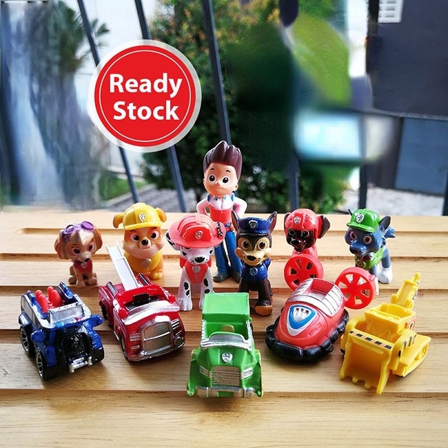 Set 12 Mô Hình Đồ Chơi Chú Chó Dễ Thương Cho Bé