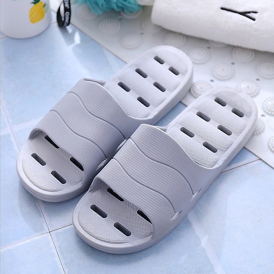 Dép đi nhà tắm đúc nguyên khối chống trơn trượt - Dép đi trong nhà siêu êm, hàng nhập khẩu chất lượng cao, chính hãng