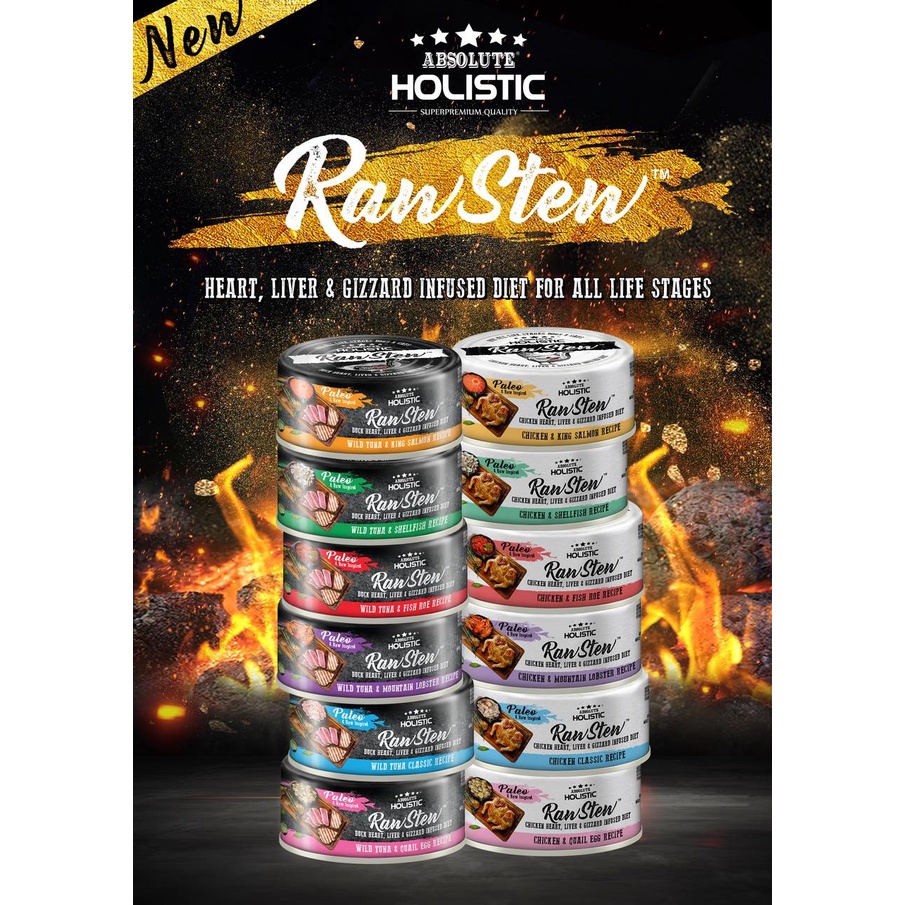 Pate RAW STEW Thịt Cá Hầm Cao Cấp Cho Chó Mèo Tăng Cân - Lon 80g