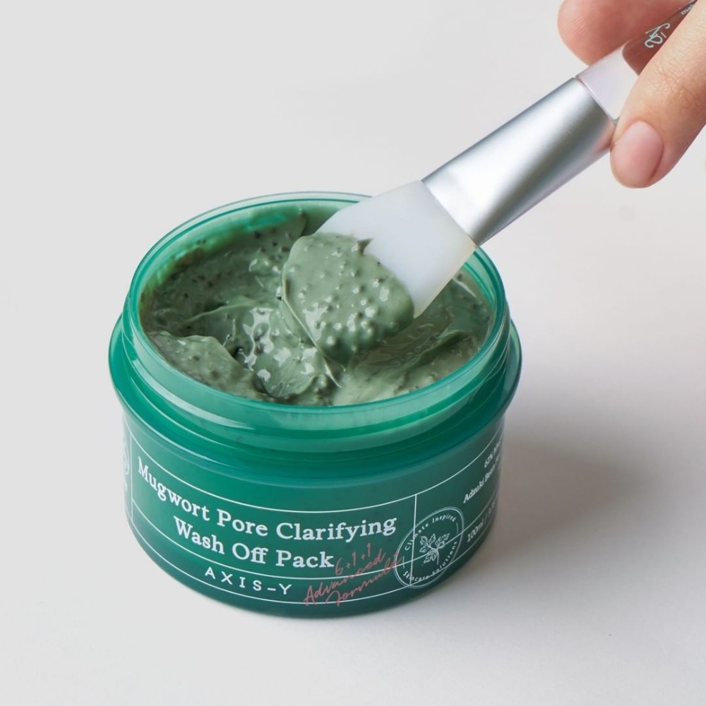 Axis-Y Mặt nạ dưỡng da Mugwort Pore Clarifying Wash Off Pack 100ml