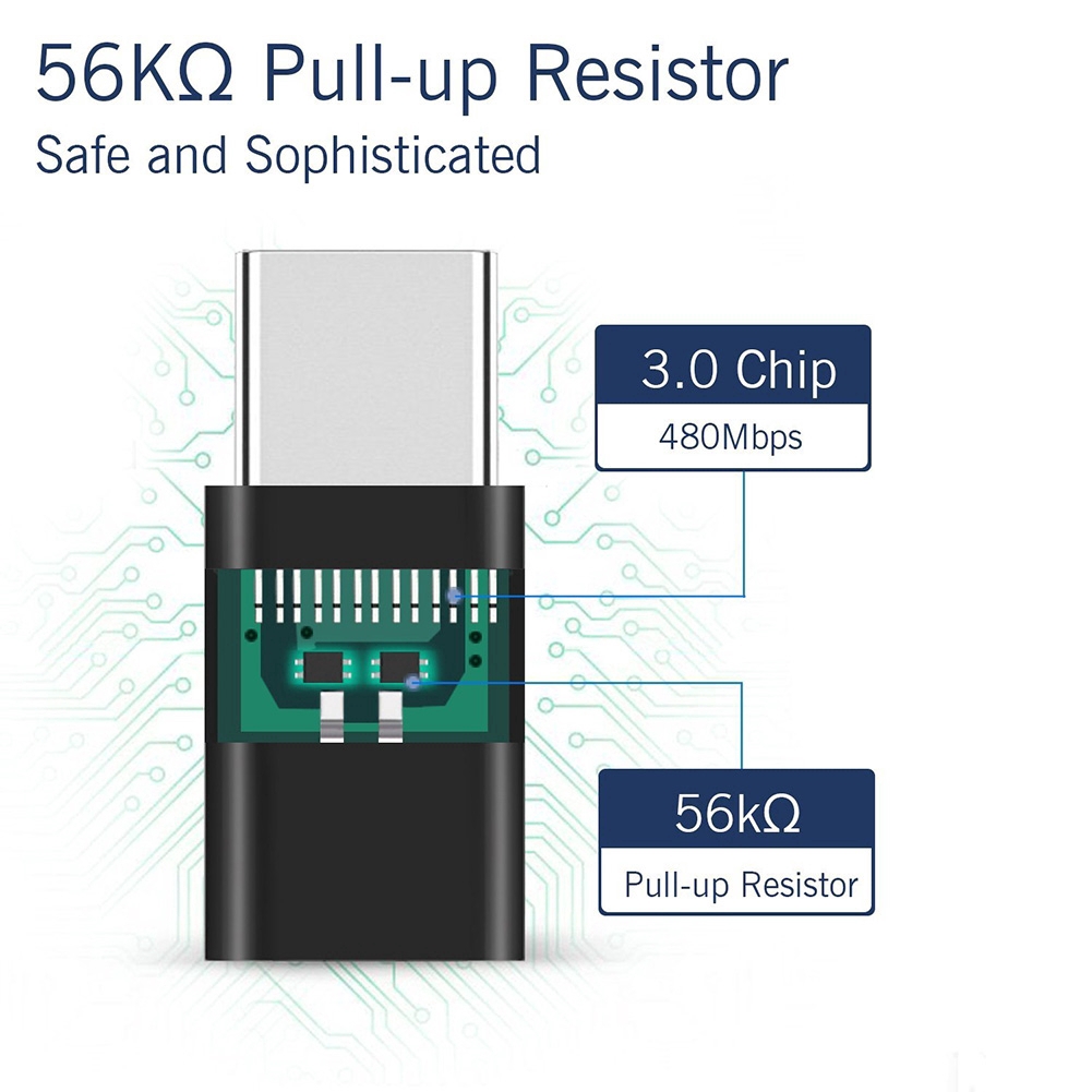 Bộ chuyển đổi OTG type C sang micro USB cho điện thoại Android