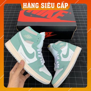 Siêu Cấp_ giày sneaker JD cổ cao (trắng xanh)