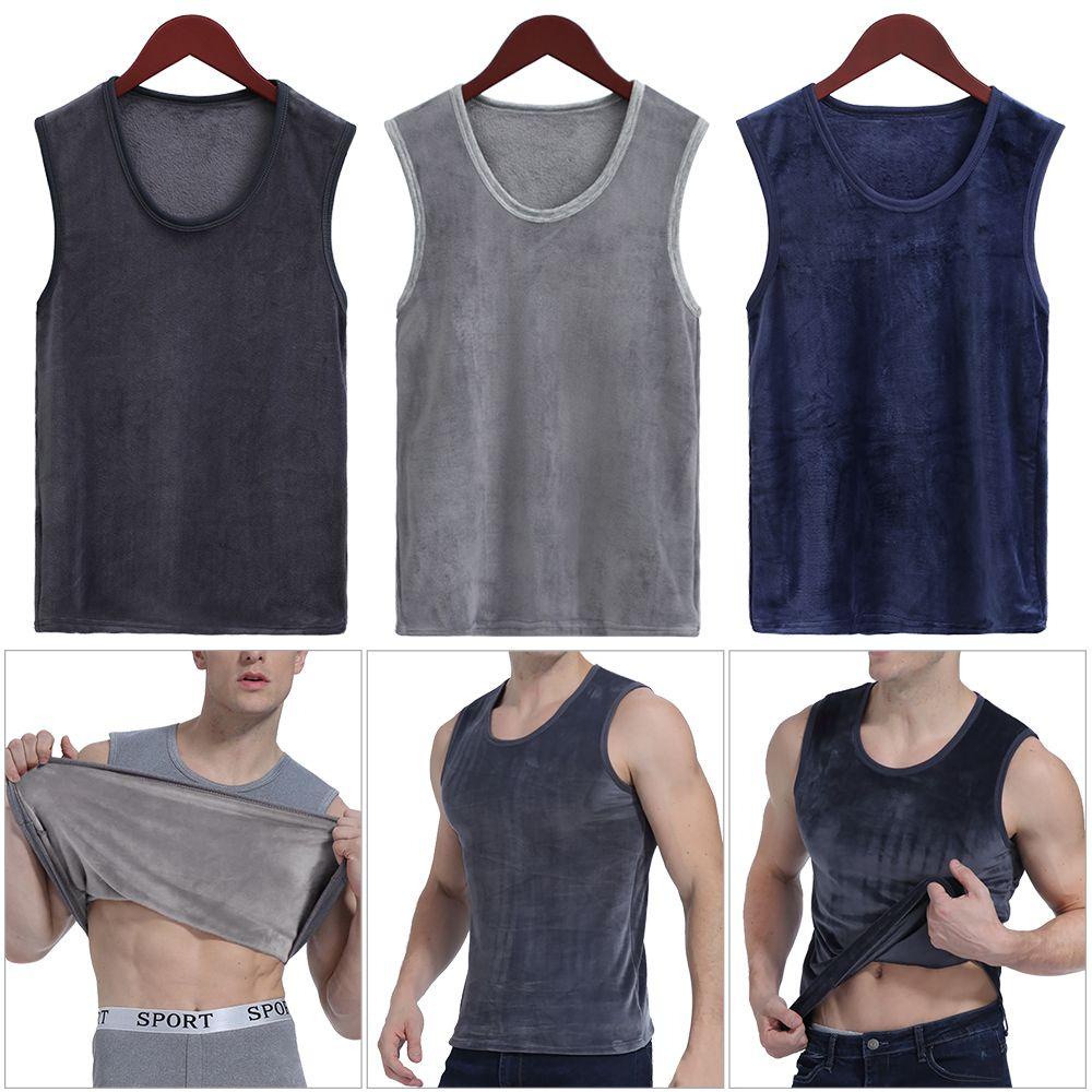 Bsuns Áo Tank Top Ba Lỗ Lót Lông Cừu Đôi Cỡ Lớn Cho Nam