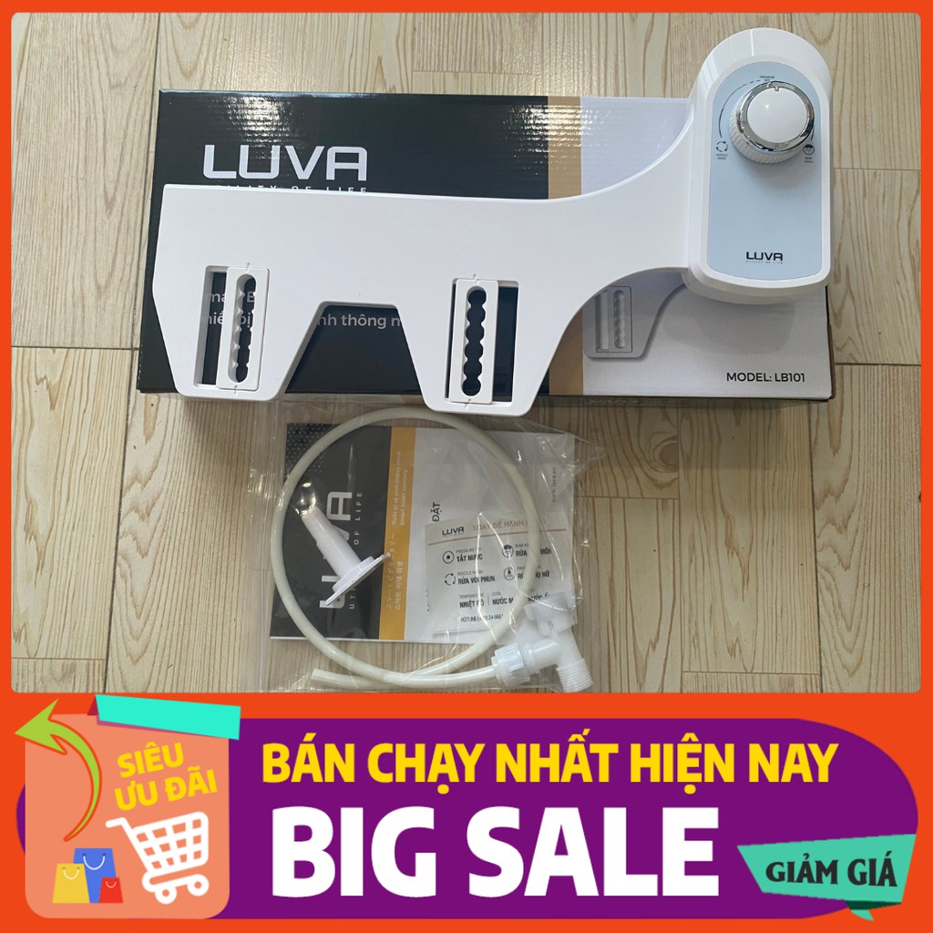 Luva Bidet LB101 - Vòi rửa vệ sinh thông minh 1 đầu phun, bảo hành chính hãng 3 năm
