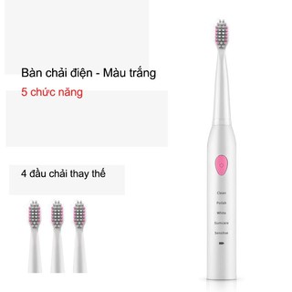 Bàn chải điện 5 chế độ tiện dụng