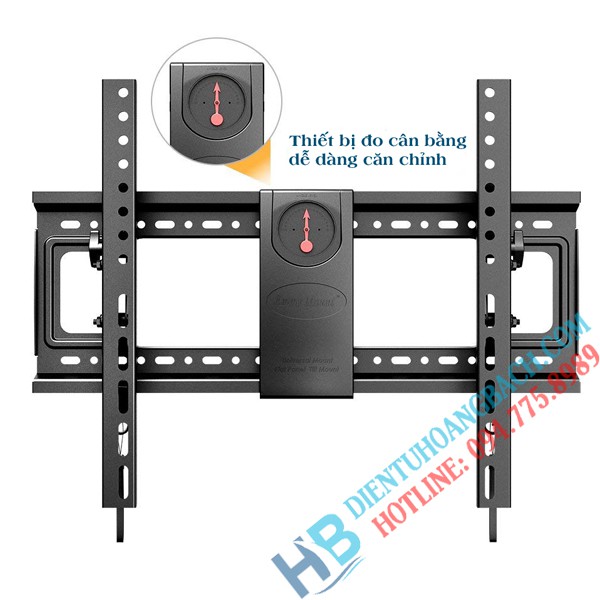 [Nghiêng 12 Độ] Giá treo tivi gật gù NB DF70T (50 - 85 INCH) - Giá treo tivi điều chỉnh góc nghiêng tivi