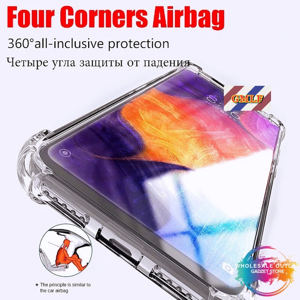 Ốp Điện Thoại Silicon TPU Mềm Trong Suốt Chống Sốc Cho Samsung Galaxy A01 Core A10 M10 A10s A20 A20s A30 A30s A50 A50s A70