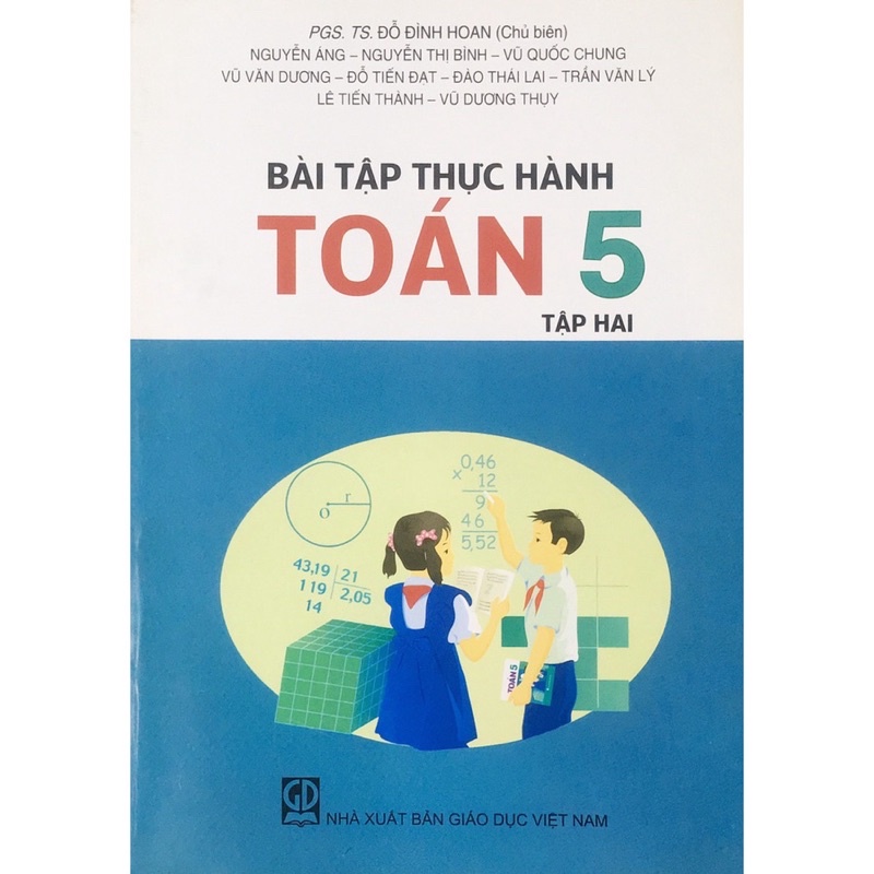 Sách - (Combo 2 tập) Bài Tập Thực Hành Toán 5 Tập 1 - Tập 2