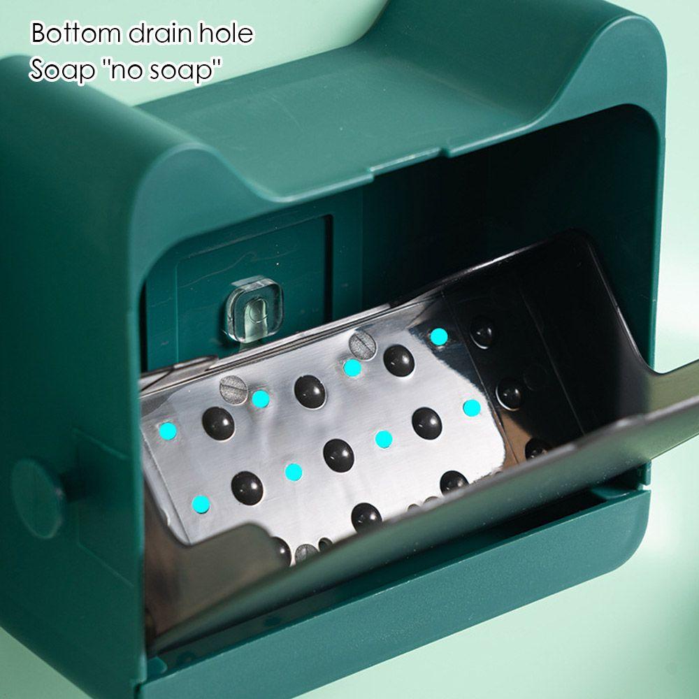 Khay Đựng Xà Phòng Có Nắp Đậy Tháo Rời Được Tiện Lợi Dành Cho Nhà Bếp / Phòng Tắm