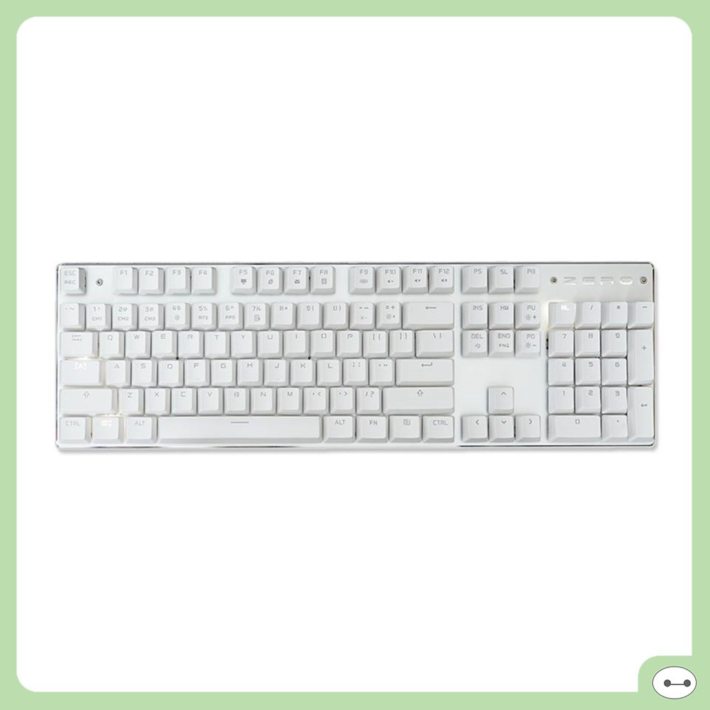 BÀN PHÍM CƠ ZERO METOO FW104 LED TRẮNG | BigBuy360 - bigbuy360.vn