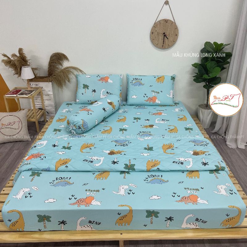 Ga cotton thun phủ nano chống thấm khủng long | BigBuy360 - bigbuy360.vn