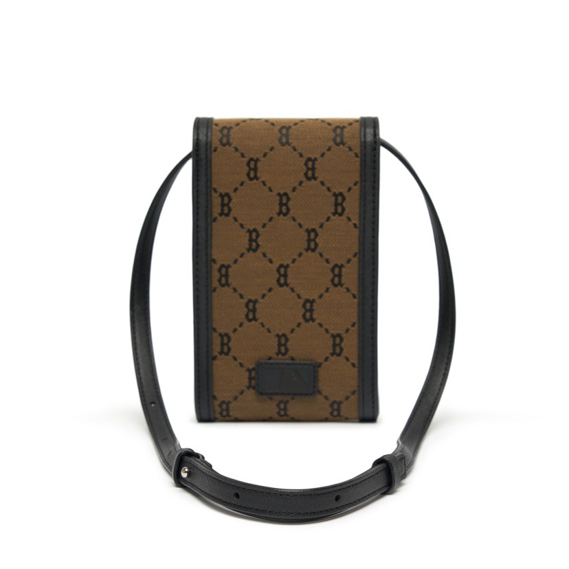 Túi đeo vai chéo Túi Phonebag MLB Logo Thêu Monogram Diamond Jacquard Cell Phone Cross Bag New York Yankees HCN