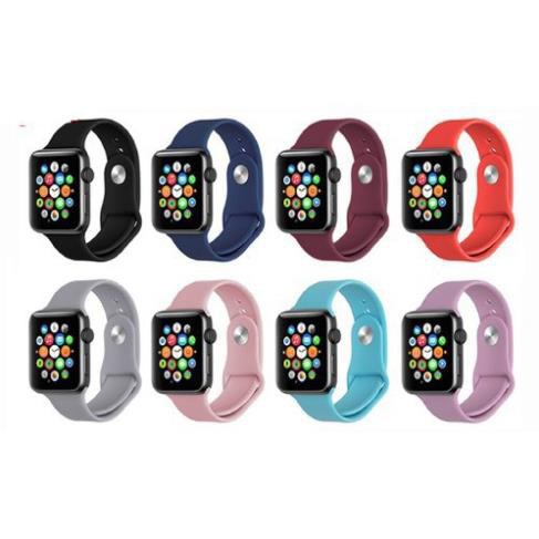 [G01] Dây đeo Apple Watch cao cấp đủ màu size 38/40/42/44 Seri 1/2/3/4/5/6 S035