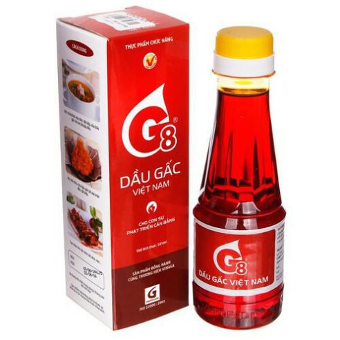 Dầu ăn dặm - dầu gấc G8