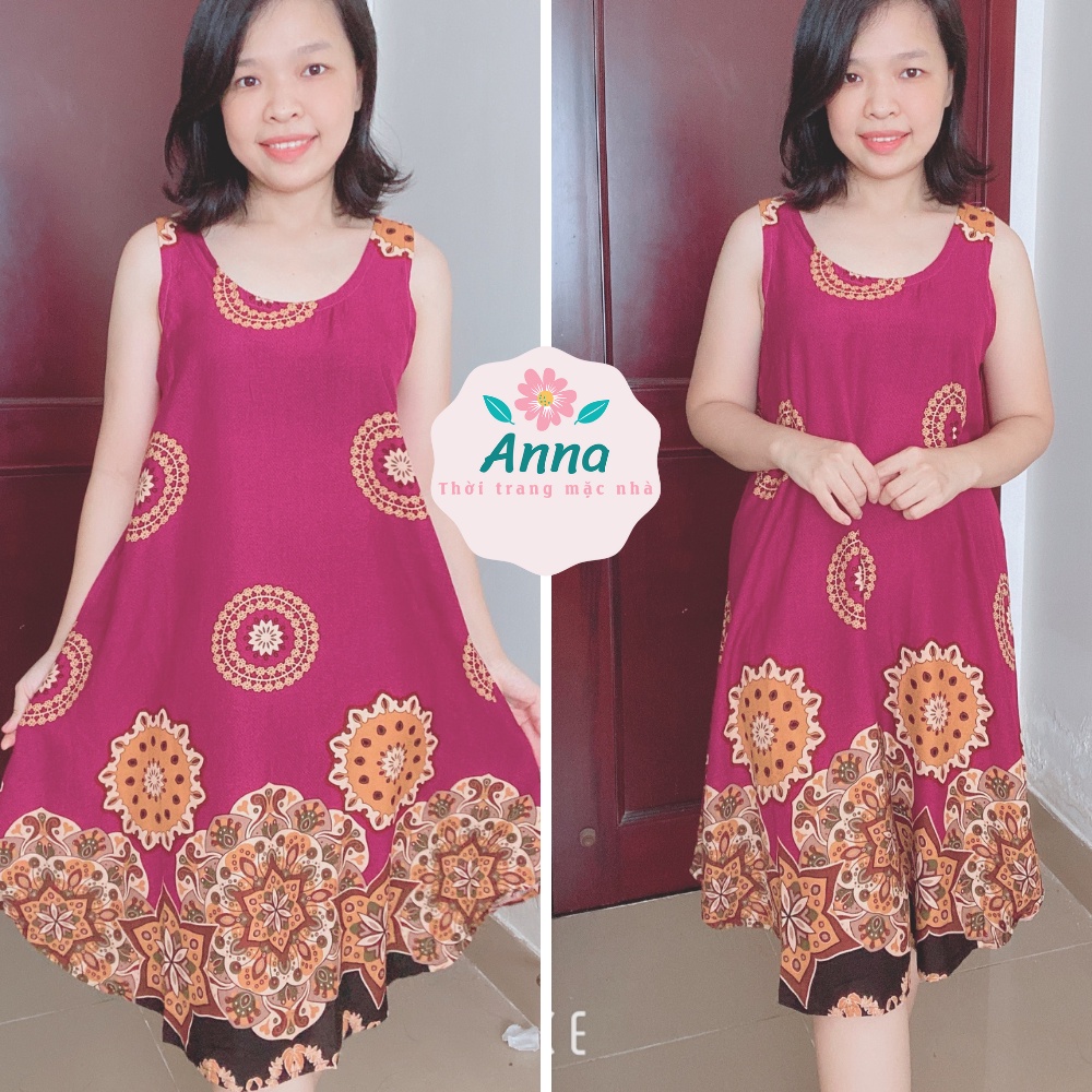 Đầm tole lanh mặc nhà size to giá rẻ 60-65kg