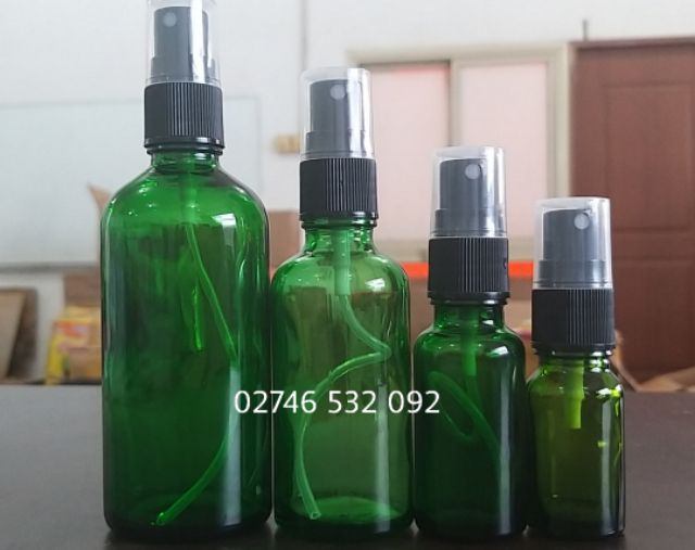 Chai Tinh Dầu 50ml Xịt Phun Sương Trắng Thân Nhiều Màu Siêu Xinh | WebRaoVat - webraovat.net.vn