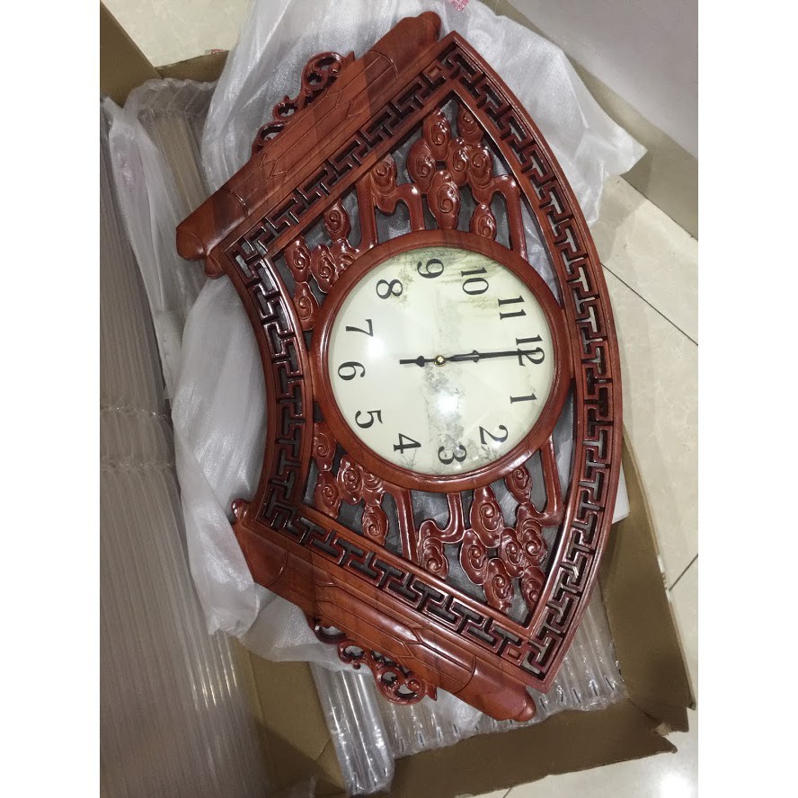 ❀✢2021 NEW Đồng hồ treo tường quả lắc gỗ kiểu cổ điển - Máy chạy pin kim trôi Bảo hành 1 năm