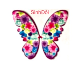 Cán bướm - phụ kiện búp bê -  5 cái ngẫu nhiên