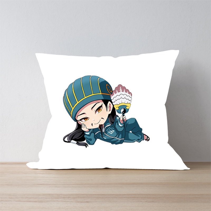 Gối in hình KHỔNG MINH THÍCH ĐI QUẨY chibi anime xinh xắn tiện lợi chất đẹp