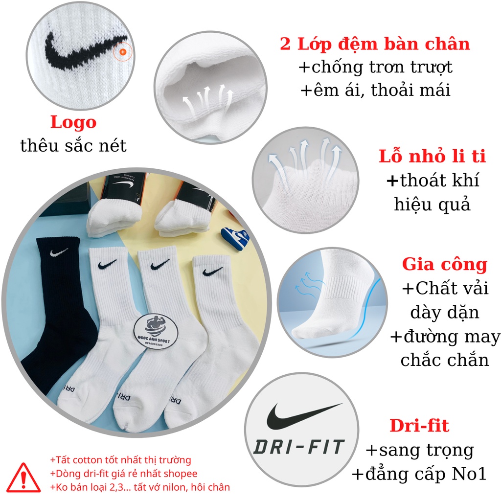 Tất vớ thể thao cổ cao unisex-tất cao cổ qua bắp chân