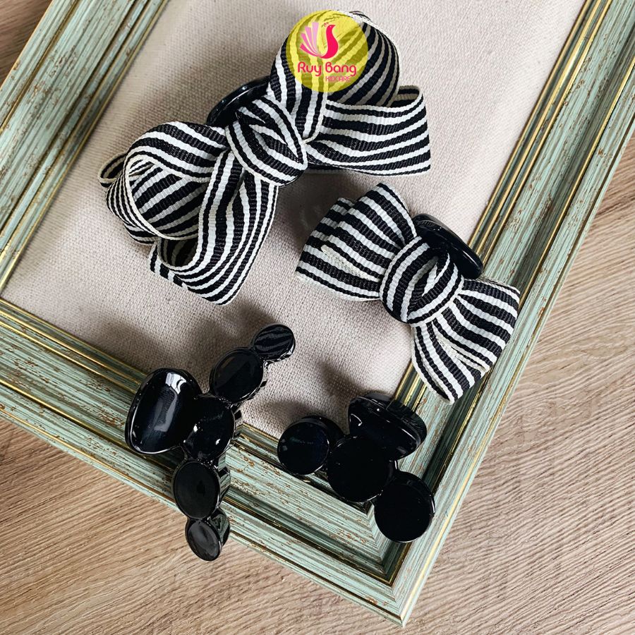 Kẹp tóc dọc nhựa cao cấp