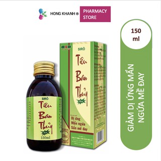 Siro tiêu ban thủy chai 150ml
