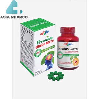 Ginkgo Natto Plus Coenzyme Q10 -Ginkgo Natto Plus Q10 giúp hỗ trợ hoạt huyết, tăng cường lưu thông máu