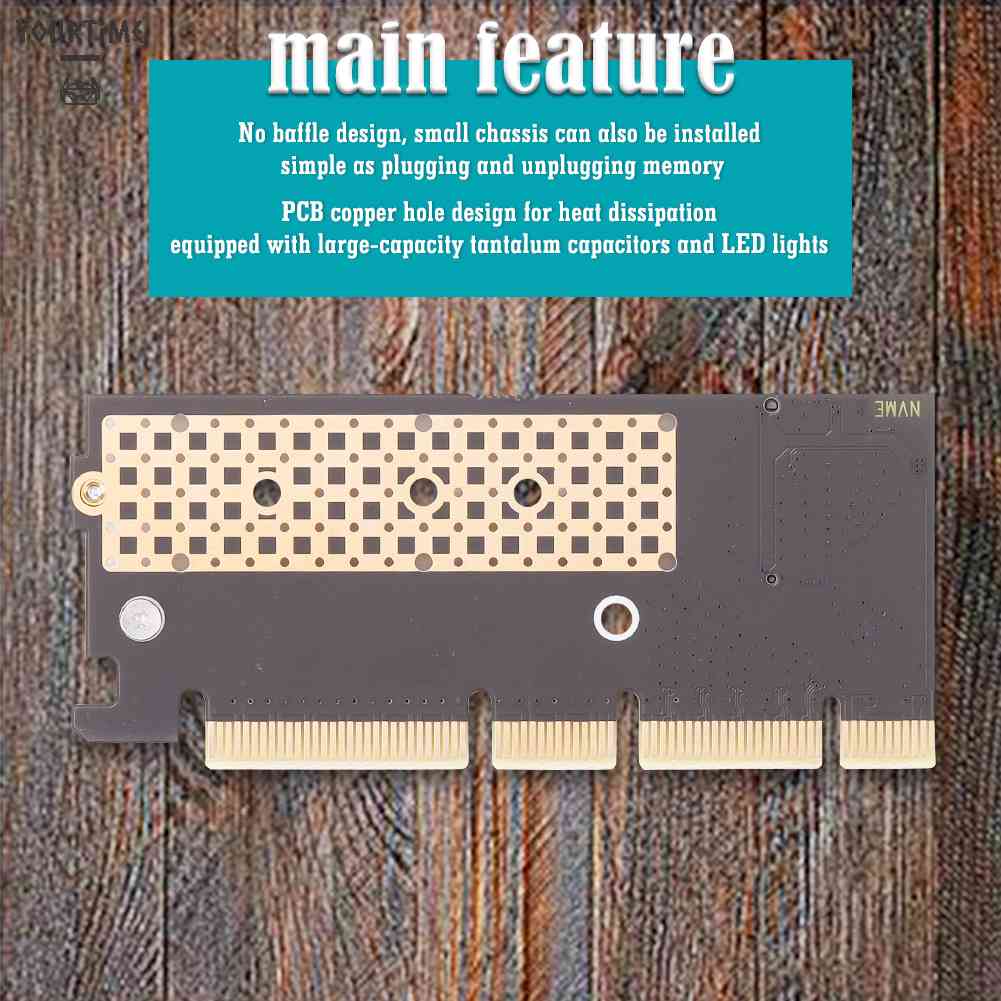 Bộ Chuyển Đổi NVME M.2 Sang PCI-E 16X M.2 PCIE X16 Cho Máy Tính