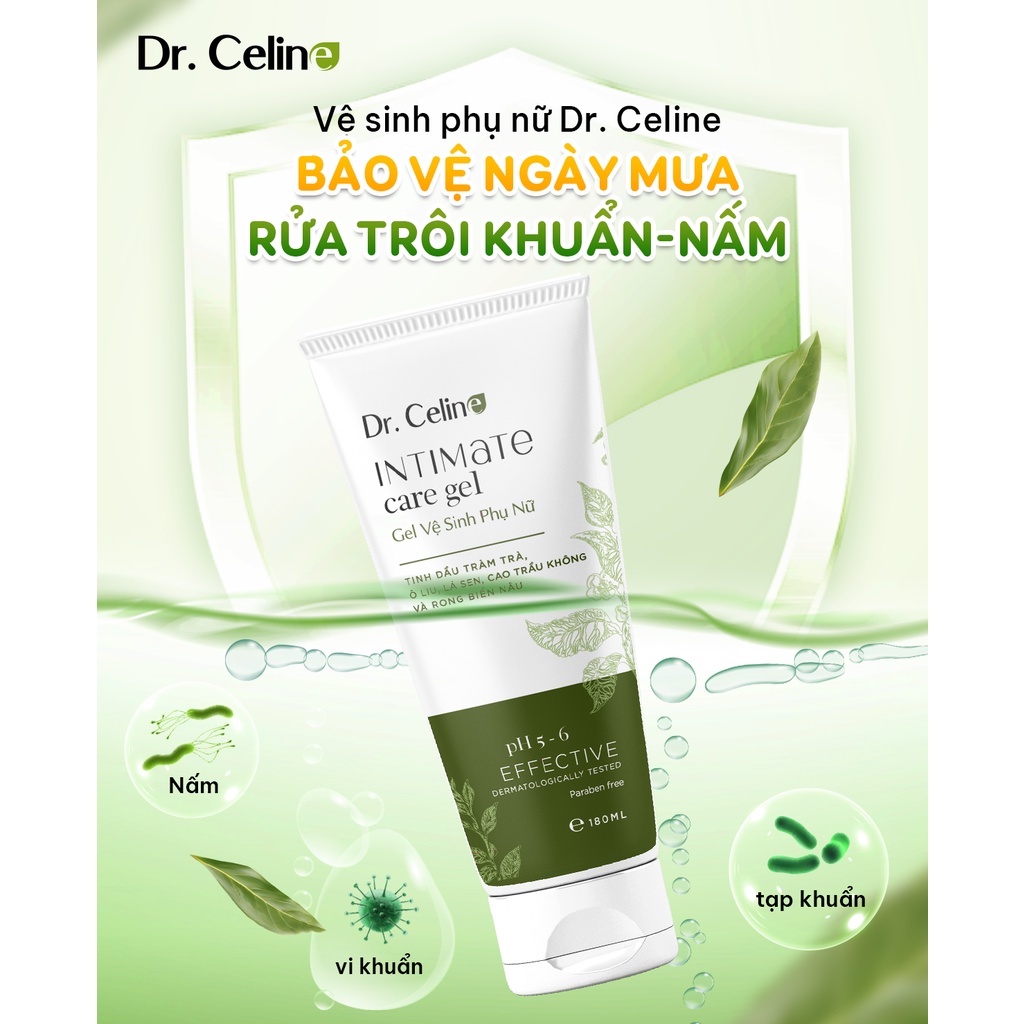 Vệ sinh phụ nữ thảo dược Dr.Celine mẫu mới 180ml