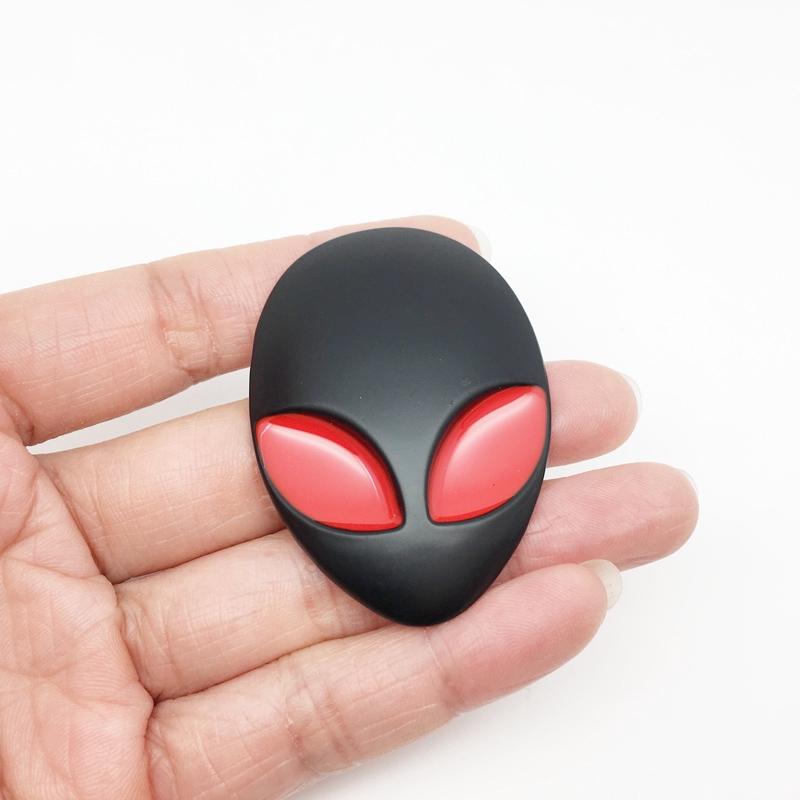 Logo Người Ngoài Hành Tinh Bằng Kim Loại Trang Trí Xe Hơi Xe Máy